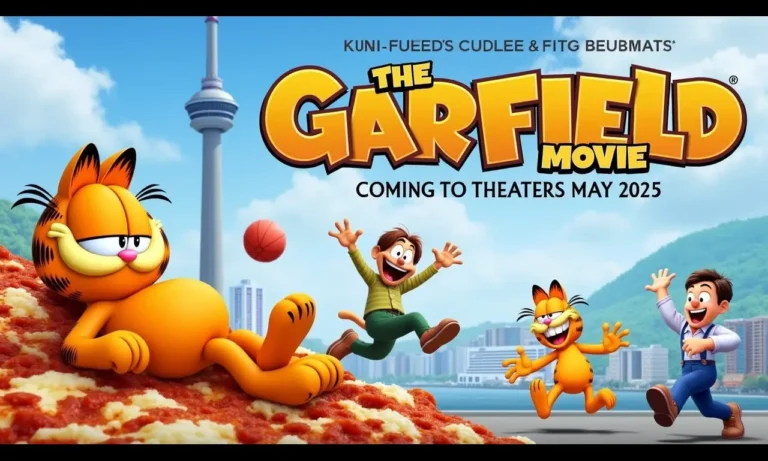 The Garfield Movie Showtimes